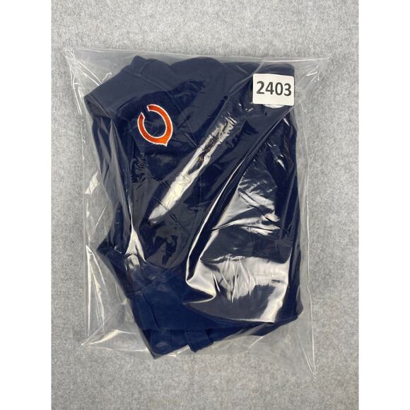 Reebok RBK Chicago Bears Shirt Mens M Blue Long Sleeve Mock Neck Stitched NFL - Picture 10 of 10